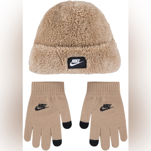 Nike Other - Nike | Sherpa Hat and Gloves